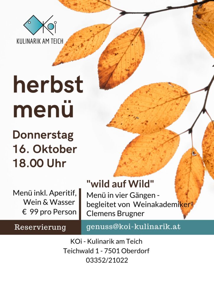 Herbstmenü